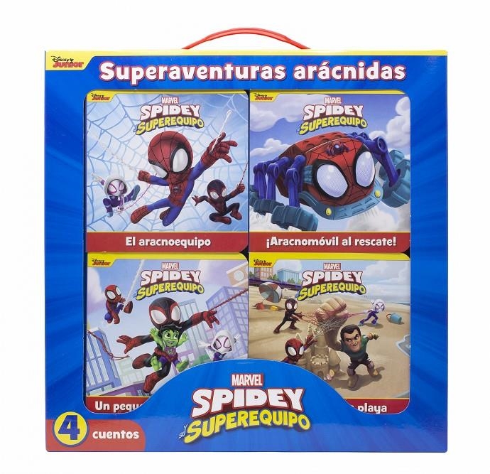SPIDEY Y SU SUPEREQUIPO: SUPERAVENTURAS ARACNIDAS (MALETIN) [CARTONE] | Akira Comics  - libreria donde comprar comics, juegos y libros online