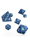 OAKIE DOAKIE DICE: SET RPG DE 7 DADOS COLOR MARMOL AZUL [CAJA] | Akira Comics  - libreria donde comprar comics, juegos y libros online
