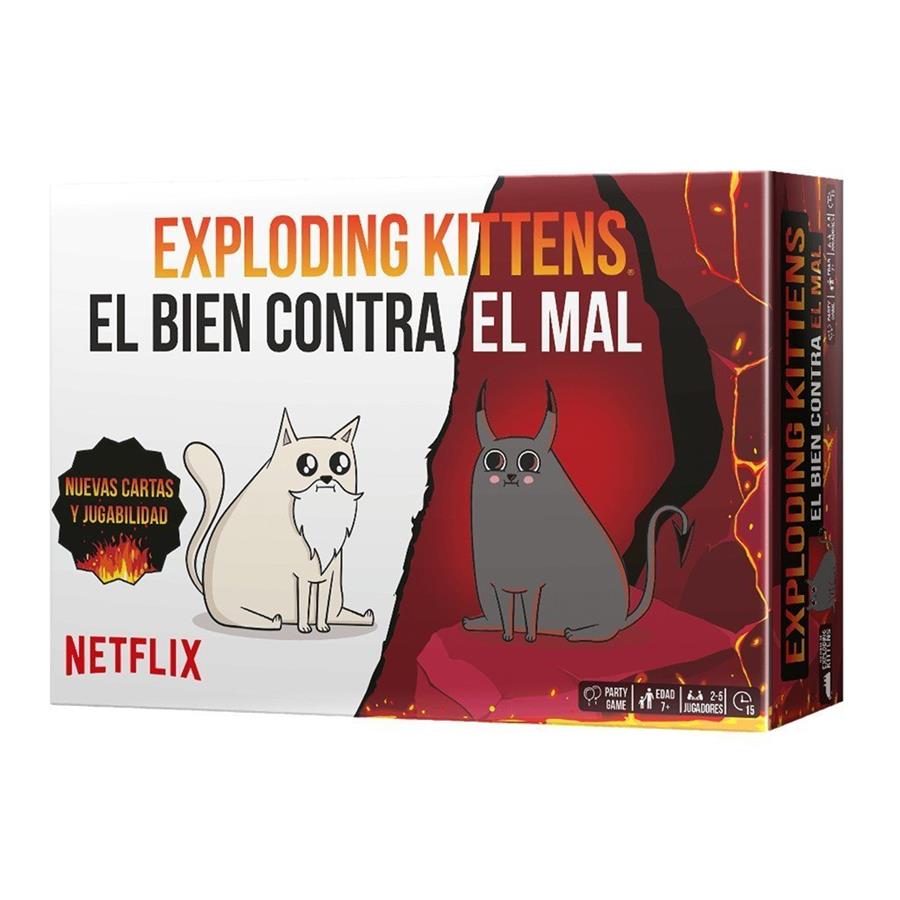 EXPLODING KITTENS: EL BIEN CONTRA EL MAL [JUEGO] | Akira Comics  - libreria donde comprar comics, juegos y libros online