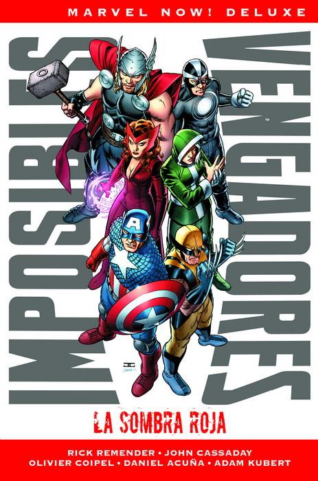 MARVEL NOW! DELUXE: IMPOSIBLES VENGADORES VOL.01 LA SOMBRA ROJA [CARTONE] | CASSADAY / COIPEL / REMENDER | Akira Comics  - libreria donde comprar comics, juegos y libros online