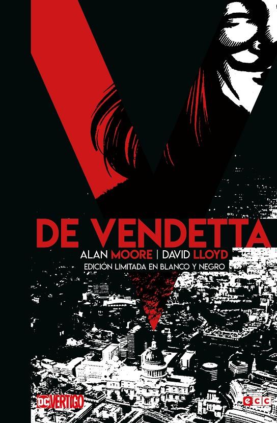 V DE VENDETTA (EDICION LIMITADA EN BLANCO Y NEGRO) [CARTONE] | MOORE, ALAN / LLOYD, DAVID | Akira Comics  - libreria donde comprar comics, juegos y libros online