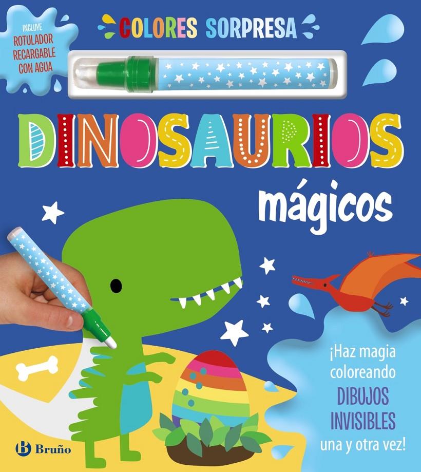 COLORES SORPRESA: DINOSAURIOS MAGICOS [CARTONE] | VARIOS AUTORES | Akira Comics  - libreria donde comprar comics, juegos y libros online