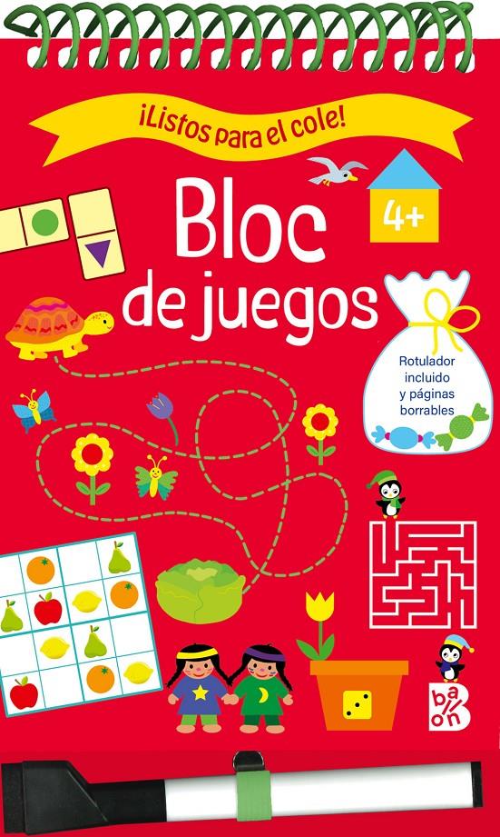 LISTOS PARA EL COLE: BLOC DE JUEGOS +4 [CARTONE] | Akira Comics  - libreria donde comprar comics, juegos y libros online