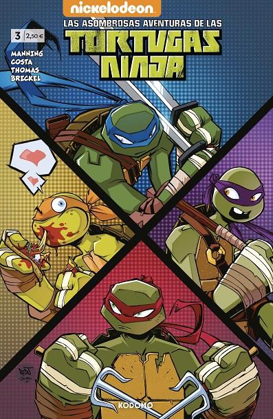 ASOMBROSAS AVENTURAS DE LAS TORTUGAS NINJA Nº03, LAS [GRAPA] | MANNING, MATTHEW K. | Akira Comics  - libreria donde comprar comics, juegos y libros online