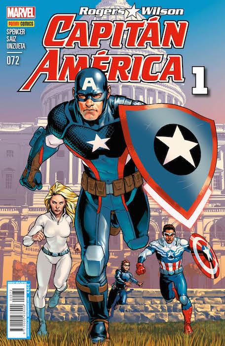 ROGERS Y WILSON: CAPITAN AMERICA Nº01 / 72 (VOLUMEN 8) | SPENCER / SAIZ | Akira Comics  - libreria donde comprar comics, juegos y libros online