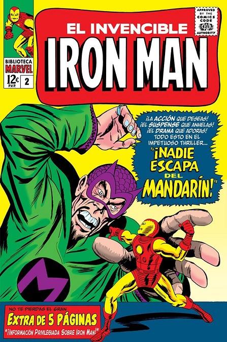 BIBLIOTECA MARVEL: EL INVENCIBLE IRON MAN Nº02 (1963-1964 / 48-56 USA) [RUSTICA] | LEE, STAN / HECK, DON | Akira Comics  - libreria donde comprar comics, juegos y libros online