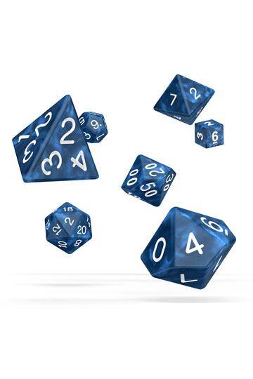 OAKIE DOAKIE DICE: SET RPG DE 7 DADOS COLOR MARMOL AZUL [CAJA] | Akira Comics  - libreria donde comprar comics, juegos y libros online