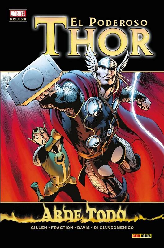 Marvel Deluxe Thor NÂº08 Arde Todo Cartone Fraction Matt Gillen Kieron Akira Comics Libreria