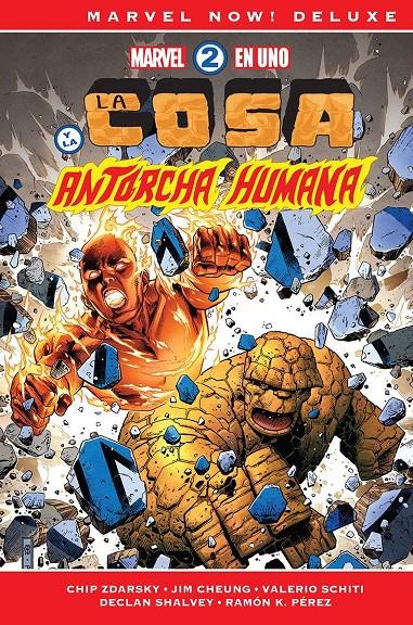 MARVEL NOW! DELUXE: MARVEL 2 EN UNO, LA COSA Y LA ANTORCHA HUMANA [CARTONE] | Akira Comics  - libreria donde comprar comics, juegos y libros online