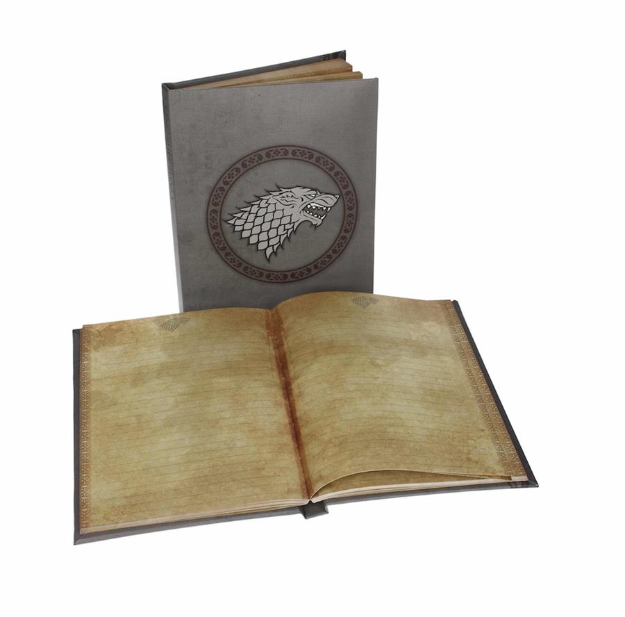 LIBRETA (CON LUZ) GAME OF THRONES: STARK  [CARTONE] | Akira Comics  - libreria donde comprar comics, juegos y libros online