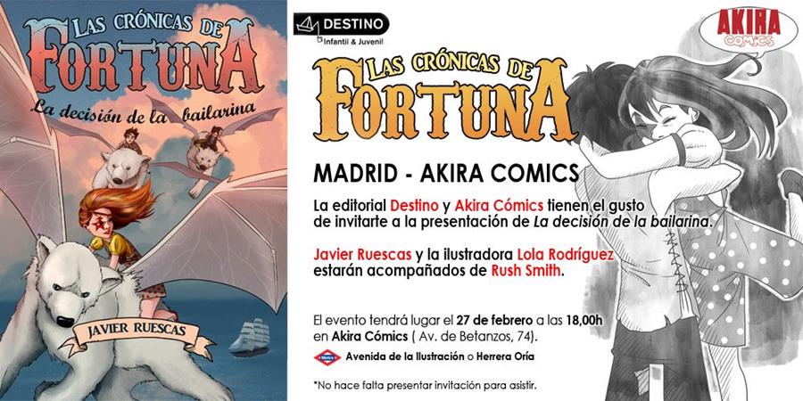 Javier Ruescas firmará el libro "La decisión de la Bailarina" - Akira Comics  - libreria donde comprar comics, juegos y libros online