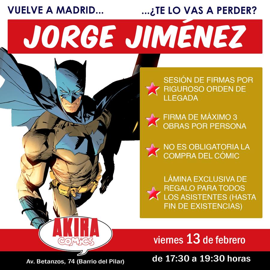 Jorge Jimenez presenta Batman 1 - Akira Comics  - libreria donde comprar comics, juegos y libros online