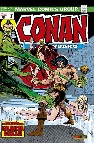 MARVEL GOLD: CONAN EL BARBARO VOL.2 LA MALDICION DE LA CALAVERA DORADA [CARTONE] | THOMAS / BUSCEMA / BUCKLER | Akira Comics  - libreria donde comprar comics, juegos y libros online