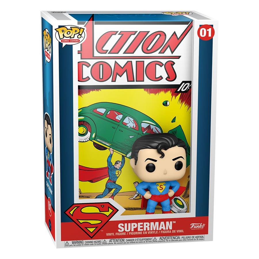 POP! DC COMICS COMIC COVER Nº01: SUPERMAN ACTION COMIC (FIGURA DE VINILO) [CAJA] | Akira Comics  - libreria donde comprar comics, juegos y libros online