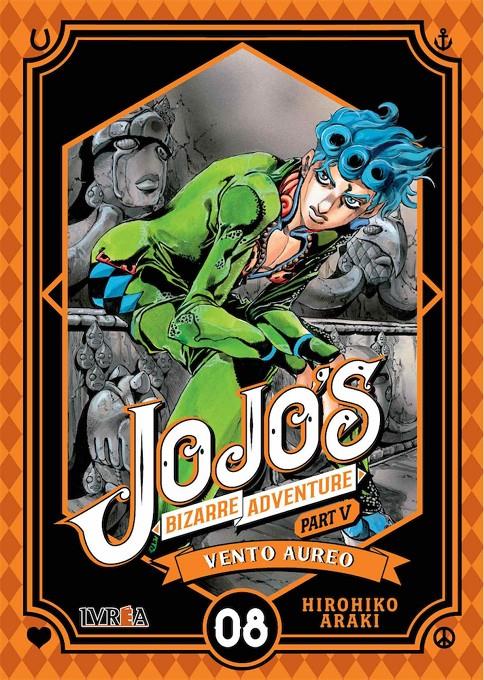 JOJO'S BIZARRE ADVENTURE PARTE 5: VENTO AUREO VOLUMEN 08 [RUSTICA] | ARAKI, HIROHIKO | Akira Comics  - libreria donde comprar comics, juegos y libros online
