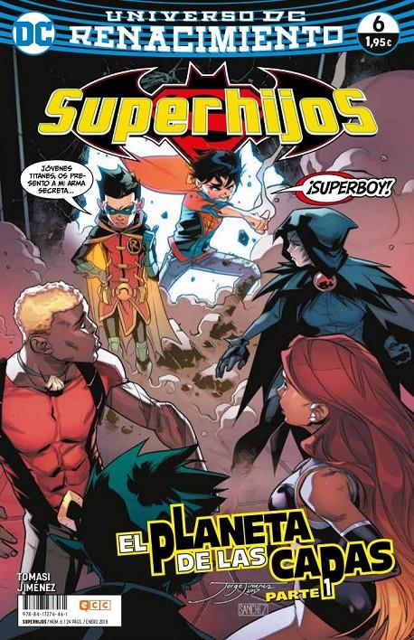 SUPERHIJOS Nº06 (UNIVERSO DC RENACIMIENTO) | TOMASI, PETER | Akira Comics  - libreria donde comprar comics, juegos y libros online