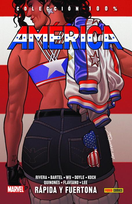 AMERICA TOMO 2: RAPIDA Y FUERTONA (COLECCION 100% MARVEL HC) [CARTONE] | HERNANDEZ / QUINONES / RIVERA | Akira Comics  - libreria donde comprar comics, juegos y libros online