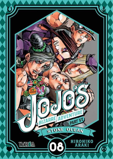 JOJO'S BIZARRE ADVENTURE PARTE 6: STONE OCEAN VOLUMEN 08 [RUSTICA] | ARAKI, HIROHIKO | Akira Comics  - libreria donde comprar comics, juegos y libros online