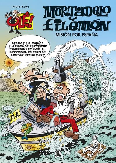 OLE MORTADELO Nº217: MISION POR ESPAÑA [RUSTICA] | IBAÑEZ, F. | Akira Comics  - libreria donde comprar comics, juegos y libros online