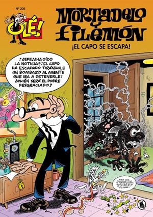 OLE! MORTADELO Y FILEMON Nº205: ¡EL CAPO SE ESCAPA! [RUSTICA] | IBAÑEZ, FRANCISCO | Akira Comics  - libreria donde comprar comics, juegos y libros online
