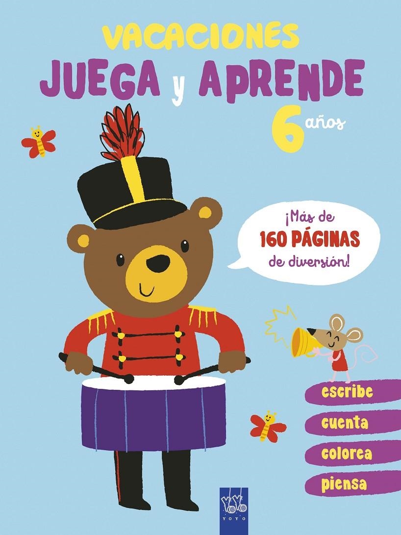 VACACIONES JUEGA Y APRENDE 6 AÑOS [RUSTICA] | Akira Comics  - libreria donde comprar comics, juegos y libros online