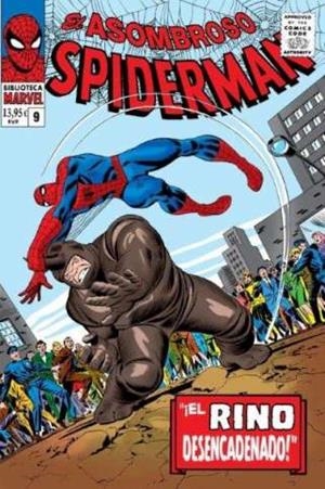 BIBLIOTECA MARVEL: ASOMBROSO SPIDERMAN Nº09 (1966-67 / 41-45 USA) [RUSTICA] | LEE, STAN / ROMITA JR., JOHN | Akira Comics  - libreria donde comprar comics, juegos y libros online