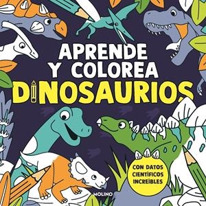 APRENDE Y COLOREA: DINOSAURIOS [RUSTICA] | Akira Comics  - libreria donde comprar comics, juegos y libros online