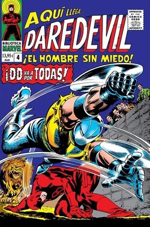 BIBLIOTECA MARVEL: DAREDEVIL Nº04 (1966-67 / 19-24 USA) [RUSTICA] | LEE, STAN  | Akira Comics  - libreria donde comprar comics, juegos y libros online