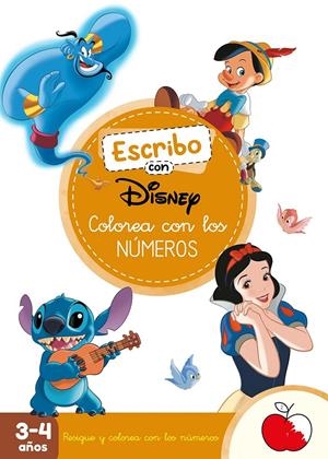 ESCRIBO CON DISNEY: COLOREA CON LOS NUMEROS [RUSTICA] | Akira Comics  - libreria donde comprar comics, juegos y libros online