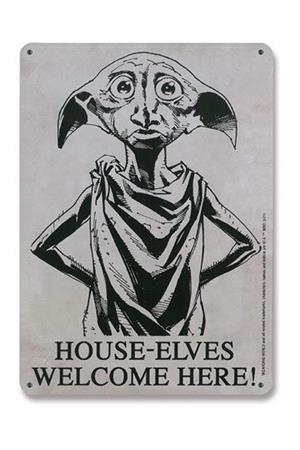 HARRY POTTER PLACA DE CHAPA HOUSE-ELVES 15 X 21 CM | Akira Comics  - libreria donde comprar comics, juegos y libros online