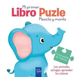 MI PRIMER LIBRO PUZLE: LOS ANIMALES SALVAJES APRENDEN LOS COLORES [CARTONE] | Akira Comics  - libreria donde comprar comics, juegos y libros online