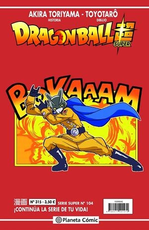 DRAGON BALL SUPER Nº104 (SERIE ROJA Nº315) [RUSTICA] | TORIYAMA, AKIRA | Akira Comics  - libreria donde comprar comics, juegos y libros online