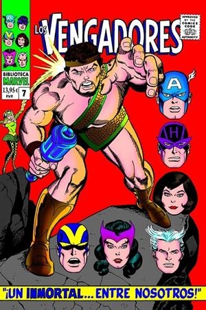 BIBLIOTECA MARVEL: LOS VENGADORES VOL.07 (1967 / 37-42 USA) [RUSTICA] | LEE, STAN | Akira Comics  - libreria donde comprar comics, juegos y libros online