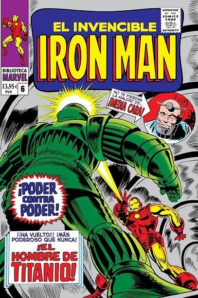 BIBLIOTECA MARVEL: EL INVENCIBLE IRON MAN Nº06 (1967 / 86-94 USA) [RUSTICA] | Akira Comics  - libreria donde comprar comics, juegos y libros online
