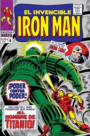 BIBLIOTECA MARVEL: EL INVENCIBLE IRON MAN Nº06 (1967 / 86-94 USA) [RUSTICA] | LEE, STAN  | Akira Comics  - libreria donde comprar comics, juegos y libros online