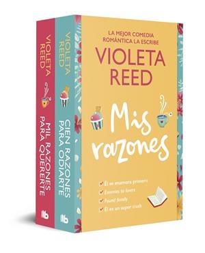 MIS RAZONES (PACK CON CIEN RAZONES PARA ODIARTE Y MIL RAZONES PARA QUERERTE) [BOLSILLO] | REED, VIOLETA | Akira Comics  - libreria donde comprar comics, juegos y libros online