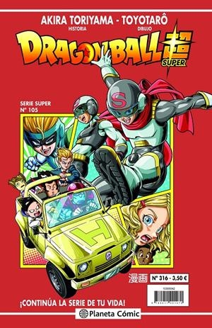 DRAGON BALL SUPER Nº105 (SERIE ROJA Nº316) [RUSTICA] | TORIYAMA, AKIRA | Akira Comics  - libreria donde comprar comics, juegos y libros online