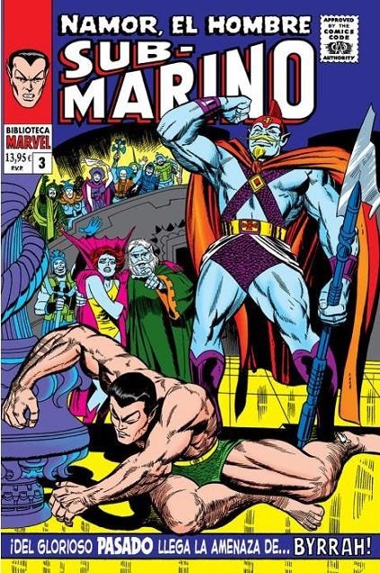 BIBLIOTECA MARVEL: NAMOR EL HOMBRE SUBMARINO Nº03 (1967 / 88-97 USA) [RUSTICA] | Akira Comics  - libreria donde comprar comics, juegos y libros online
