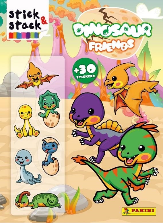 STICK & STACK: DINOSAUR FRIENDS [RUSTICA] | Akira Comics  - libreria donde comprar comics, juegos y libros online