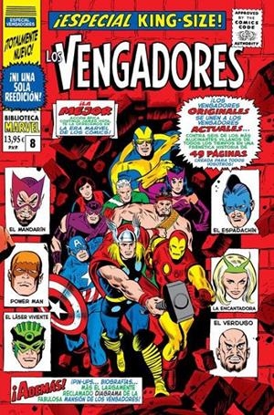 BIBLIOTECA MARVEL: LOS VENGADORES VOL.08 (1967 / 43-45 USA) [RUSTICA] | LEE, STAN | Akira Comics  - libreria donde comprar comics, juegos y libros online