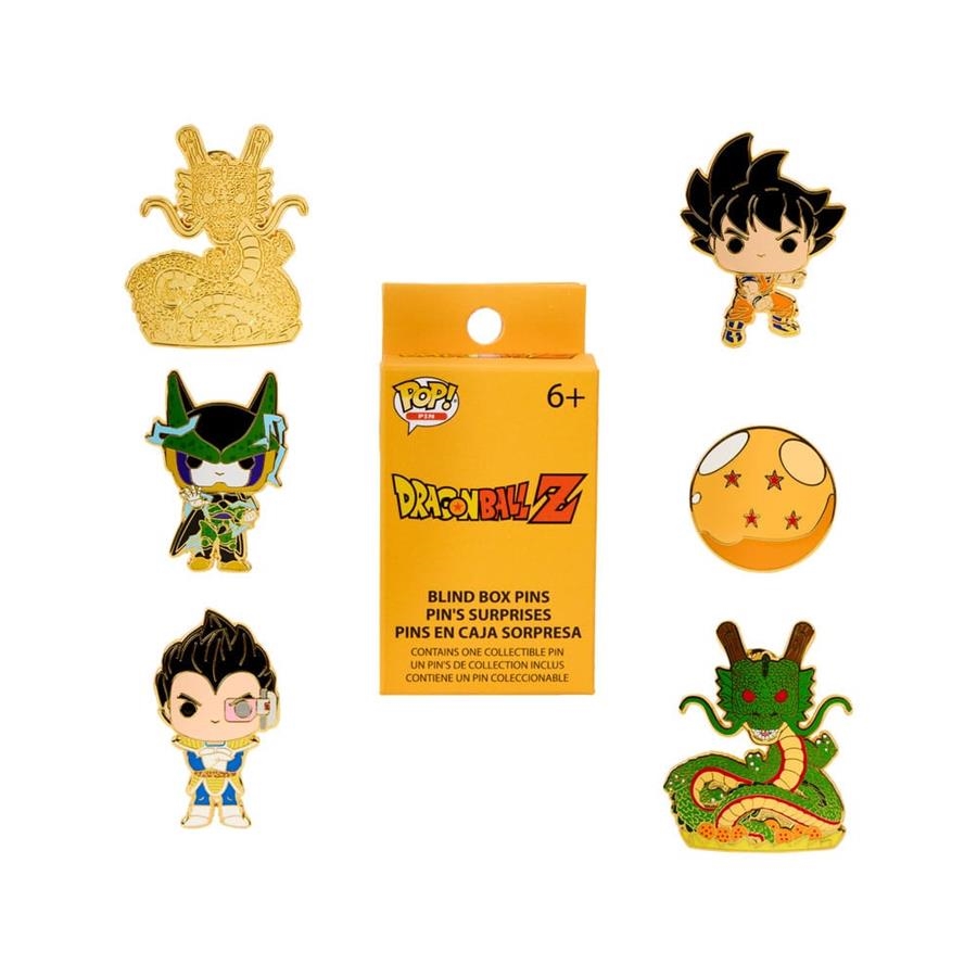 DRAGON BALL Z: CHAPA ESMALTADA DE PERSONAJES DRAGON BALL BY LOUNGEFLY (UNA UNIDA EN CAJA SORPRESA) [[CAJA] | Akira Comics  - libreria donde comprar comics, juegos y libros online