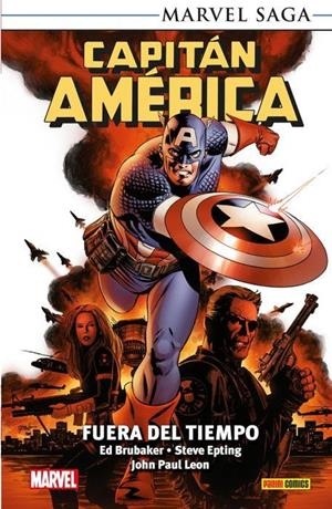 MARVEL SAGA TPB: CAPITAN AMERICA VOL.01, FUERA DEL TIEMPO [RUSTICA] | BRUBAKER, ED / PERKINS, MIKE | Akira Comics  - libreria donde comprar comics, juegos y libros online