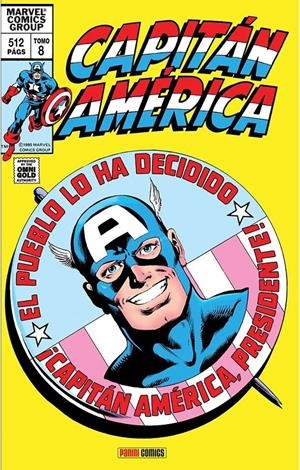 MARVEL GOLD: CAPITAN AMERICA VOL.08, EL CAPI, PRESIDENTE (247-266 USA) [CARTONE] | ZECK, MIKE  | Akira Comics  - libreria donde comprar comics, juegos y libros online