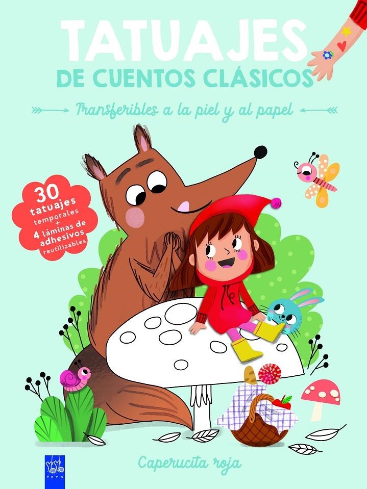 TATUAJES DE CUENTOS CLASICOS: CAPERUCITA ROJA [RUSTICA] | Akira Comics  - libreria donde comprar comics, juegos y libros online