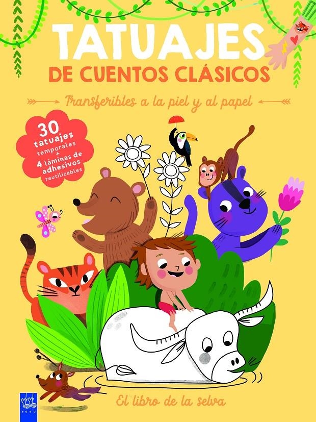 TATUAJES DE CUENTOS CLASICOS: EL LIBRO DE LA SELVA [RUSTICA] | Akira Comics  - libreria donde comprar comics, juegos y libros online