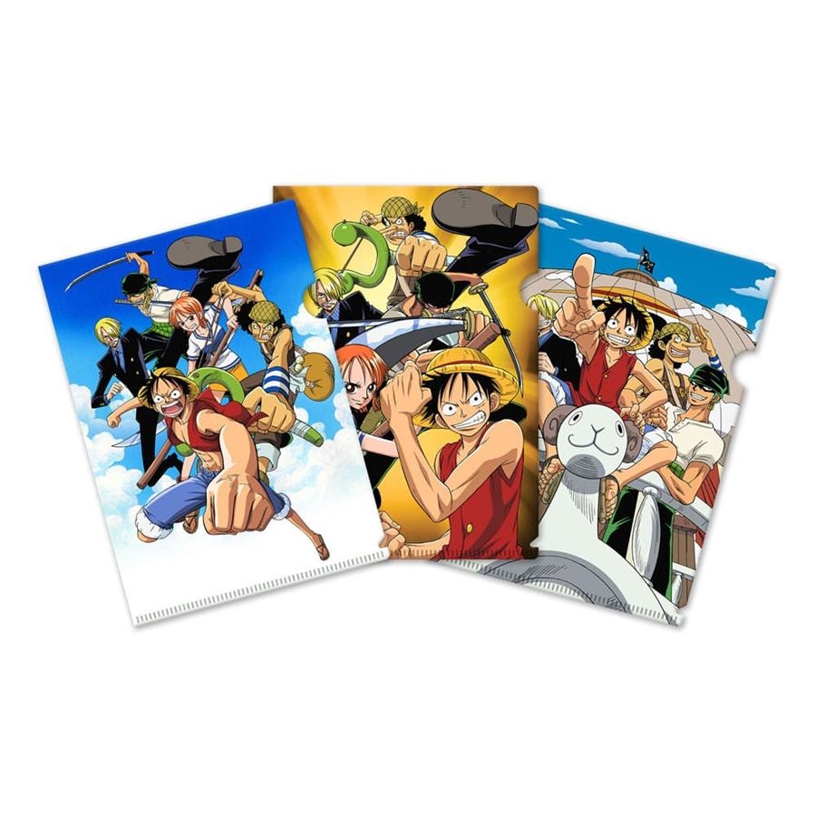 ONE PIECE: SET DE 3 FUNDAS TRANSPARENTES CLASSIC ADVENTURES | Akira Comics  - libreria donde comprar comics, juegos y libros online