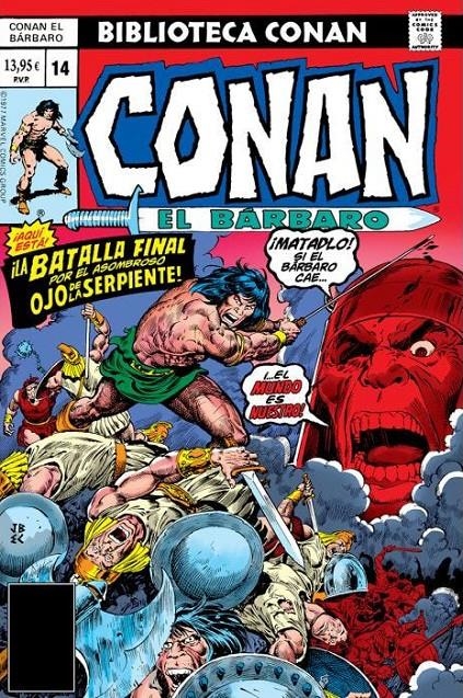 BIBLIOTECA MARVEL: CONAN EL BARBARO Nº14 (1977-78 / 76-82 USA) [RUSTICA] | Akira Comics  - libreria donde comprar comics, juegos y libros online