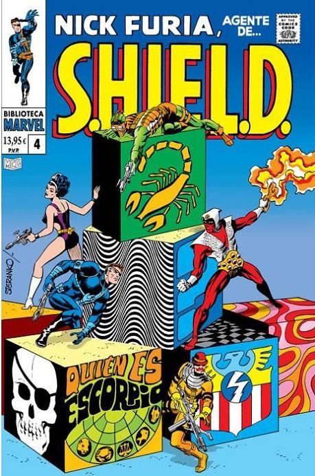 BIBLIOTECA MARVEL: NICK FURIA, AGENTE SHIELD Nº04 (1968 / 164-168 USA) [RUSTICA] | Akira Comics  - libreria donde comprar comics, juegos y libros online