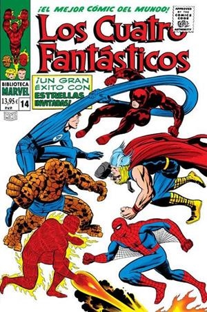 BIBLIOTECA MARVEL: LOS 4 FANTASTICOS Nº14 (1967-68 / 68-73 USA) [RUSTICA] | Akira Comics  - libreria donde comprar comics, juegos y libros online