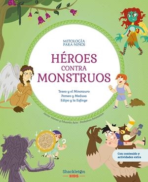 MITOLOGIA PARA NIÑOS: HEROES CONTRA MONSTRUOS [CARTONE] | ALONSO, JAVIER / ACIN, EDUARDO | Akira Comics  - libreria donde comprar comics, juegos y libros online